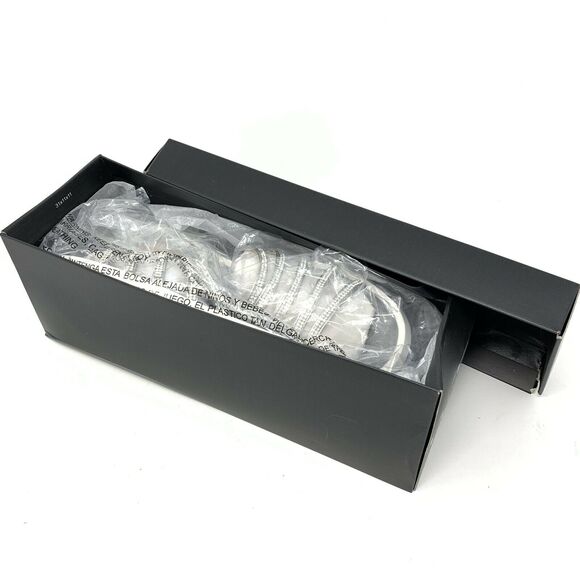 NINA Sabrina Sandal Slides Silver Size 8M - Picture 2 of 6